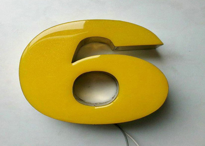 樹脂發(fā)光字制作