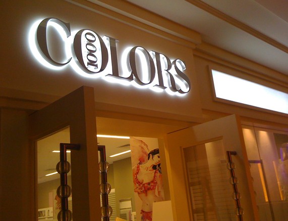 不銹鋼背打燈字