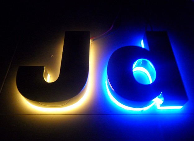 精品背發(fā)光字